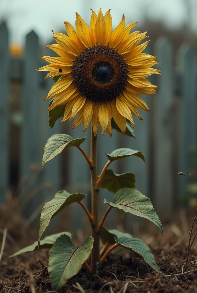 decayed sunflower 