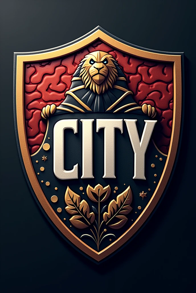 Create a football team crest written real city
