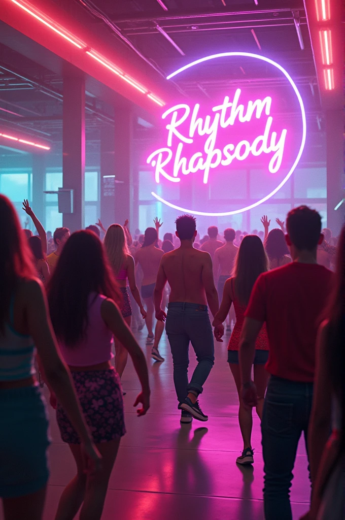 Dance club named rhythm rhapsody