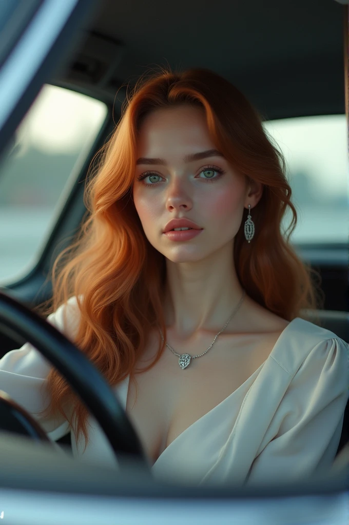 Georgina in car