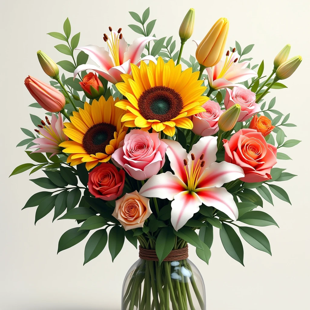 Real fresh bouquet