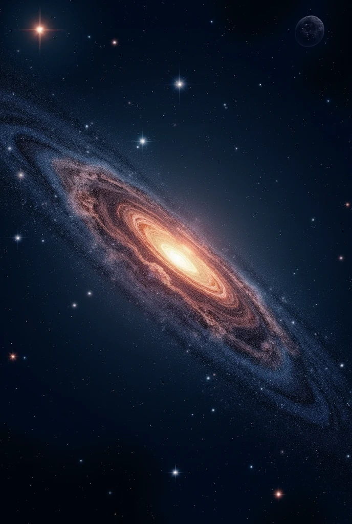 outer space, Millions of bright, voluminous stars adorn the night sky.