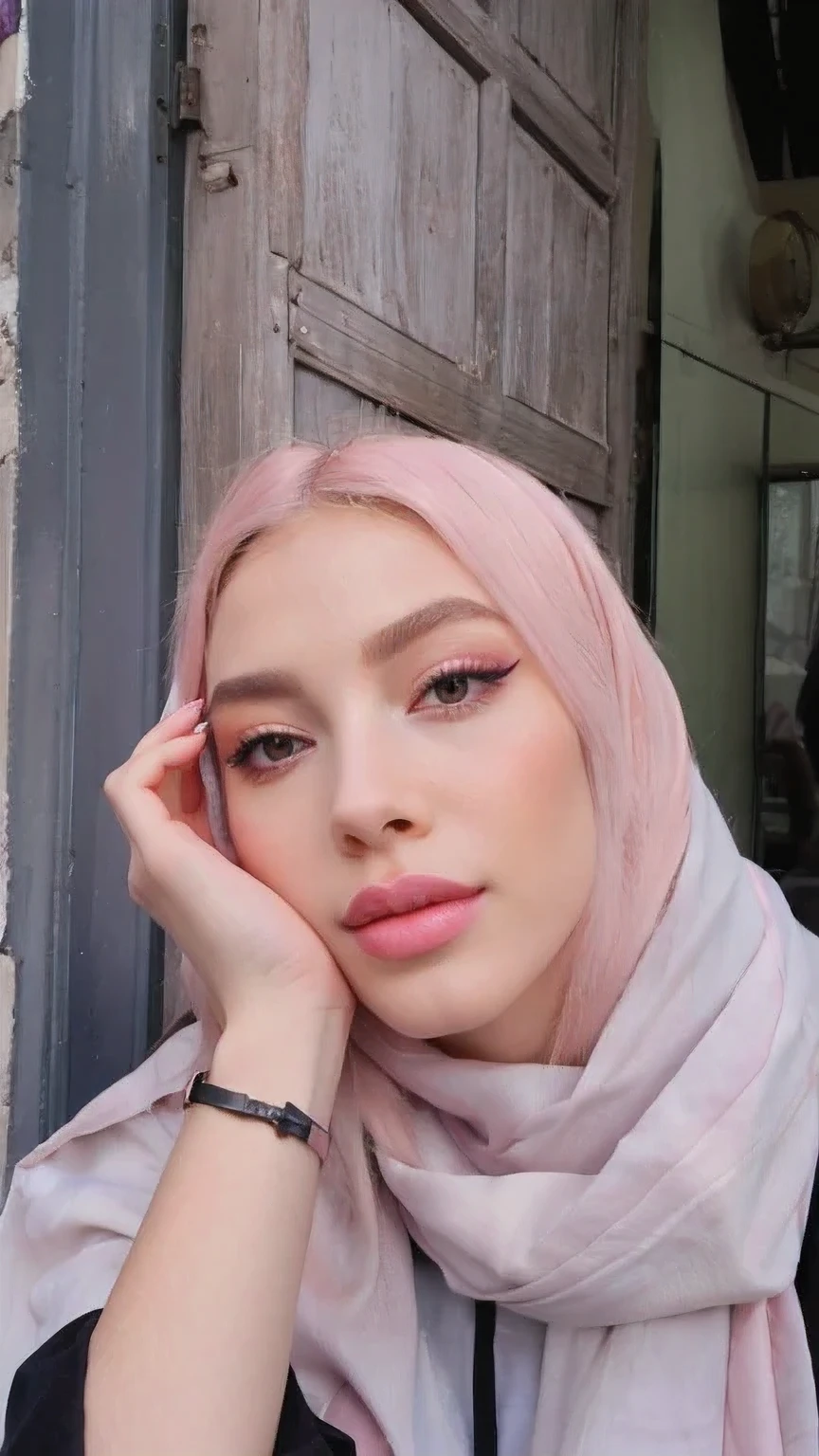 Ombre pink lips