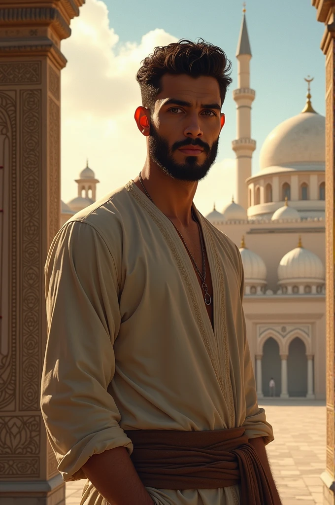 একজন সুদর্শন মুসলিম যুবক