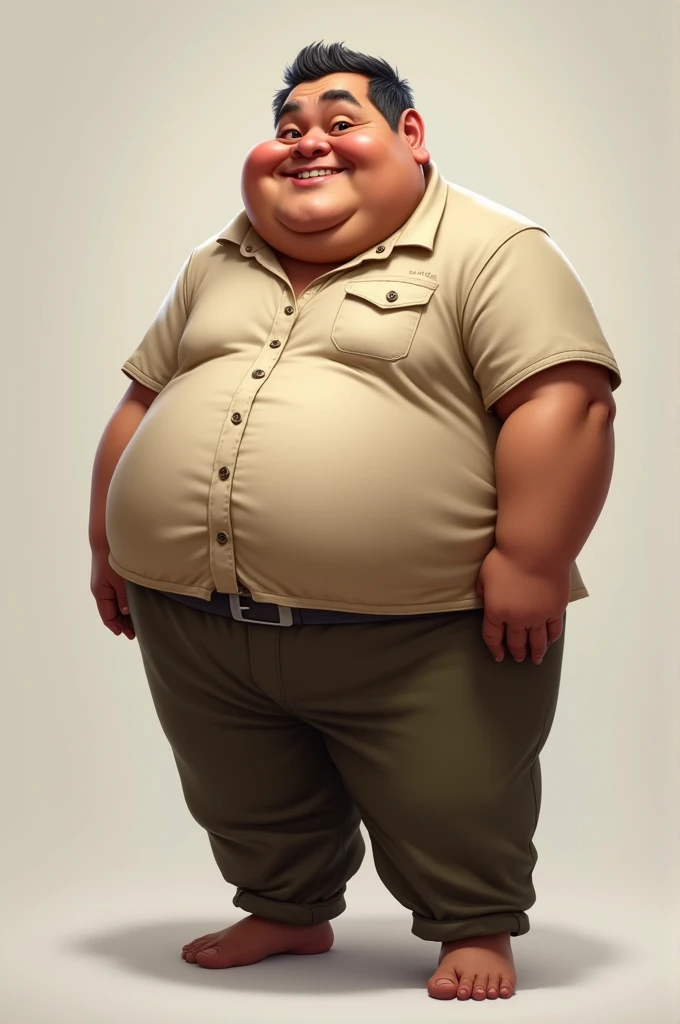 Draw me guy name Haikal is fat