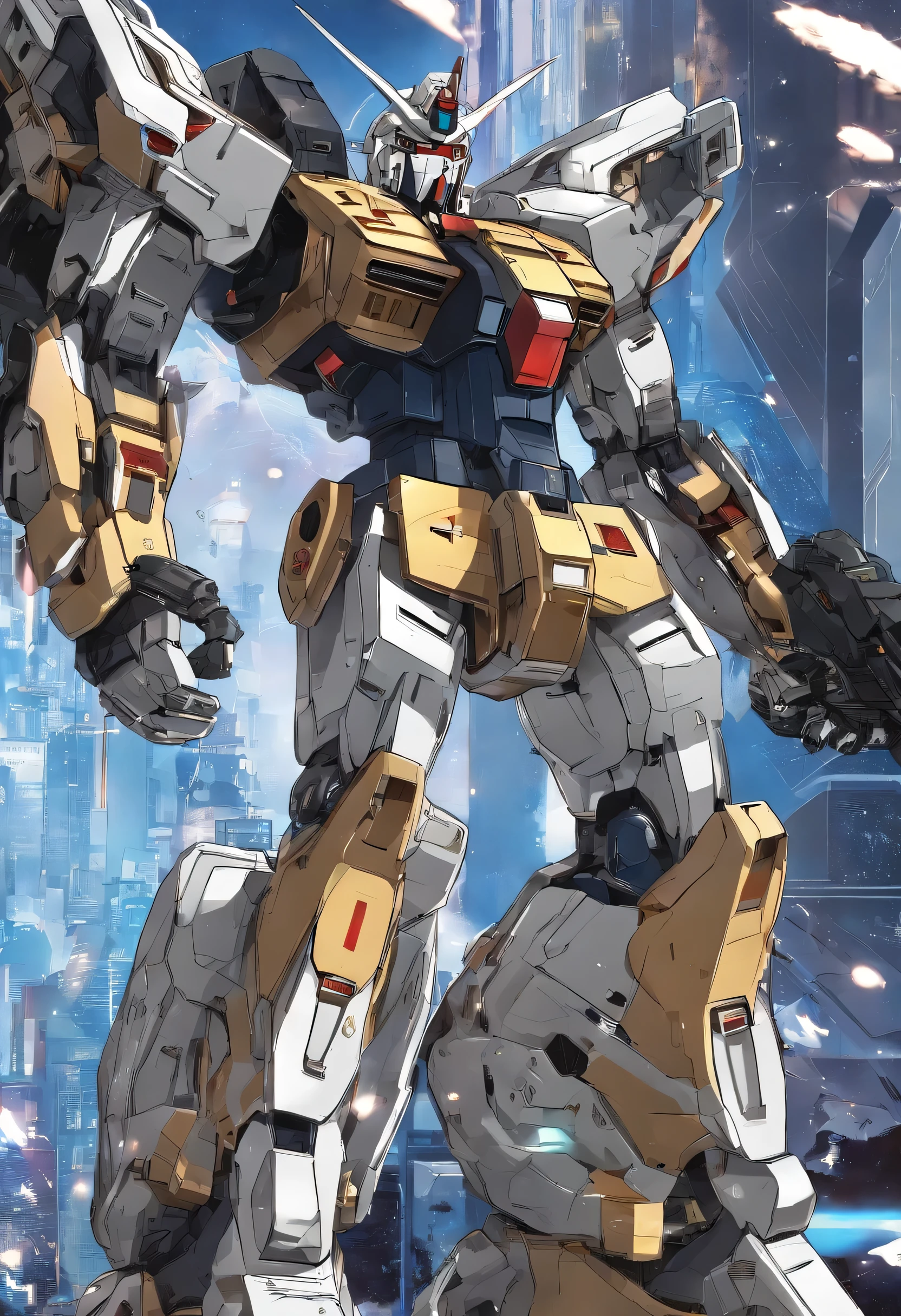 Gundam Mecha , host,Science fiction, ３whole body