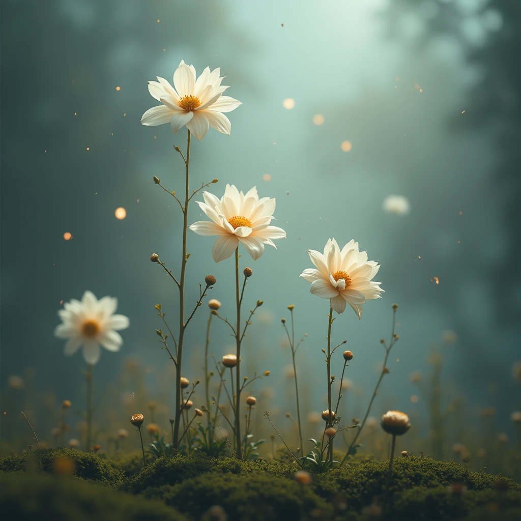 Reproducing the miracle of bare flowers