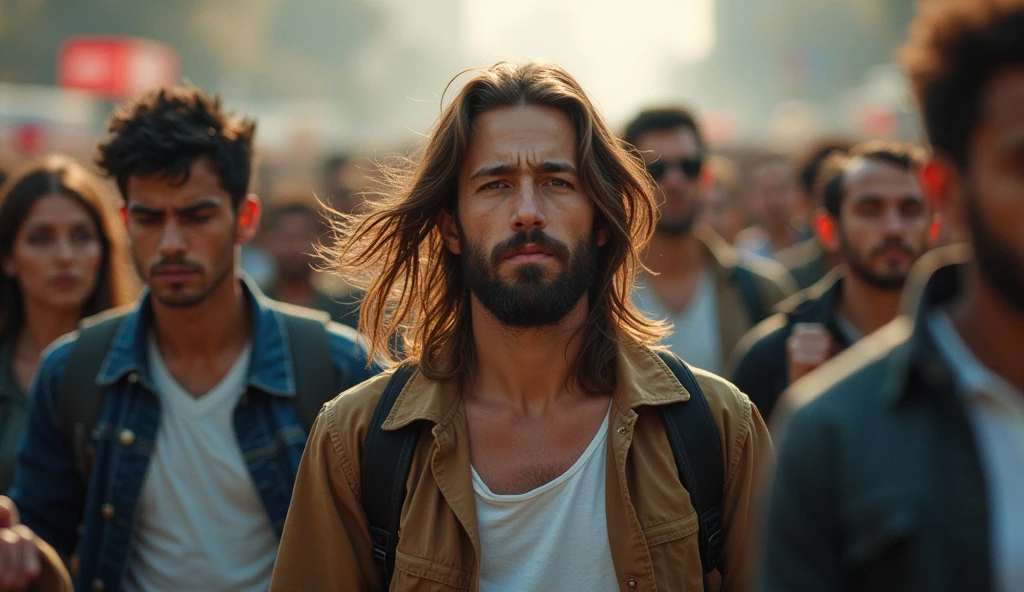 A person hurry with no time for Lord Jesus