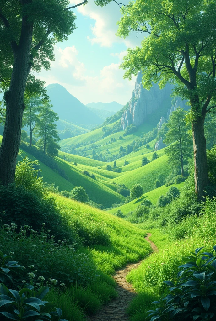 genrate a green seenry