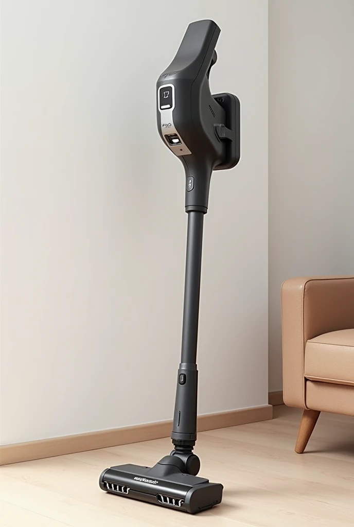 Believe me, a hand-held vacuum cleaner, but where it touches the floor and where it sucks up the dirt, it has two holes through which it sucks up the dirt. 