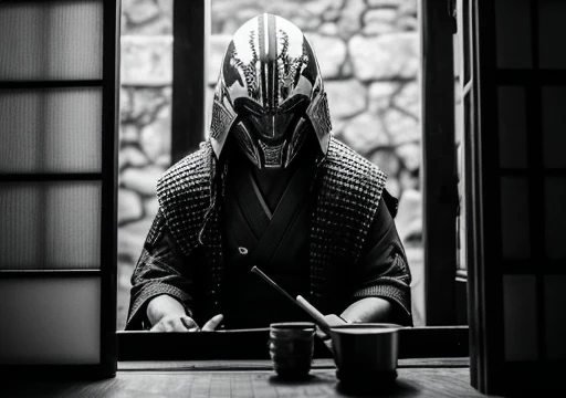 izakaya,japan,middle ages,monochrome,castle,science fiction,predator,yautja