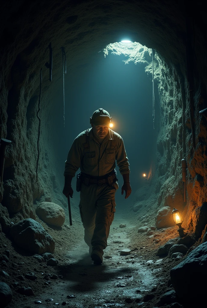 Underground mine lost miner