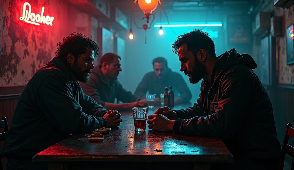 Men alcohol drugs bar