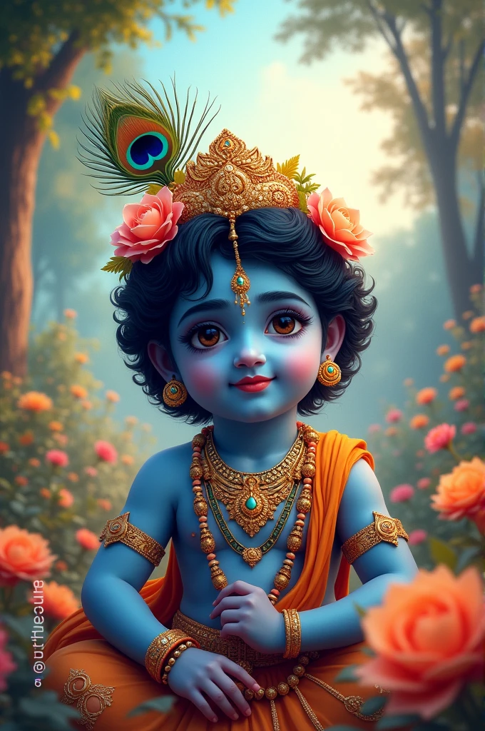 Krishna janmashtami post wishing to all and add watermark @lfawthebeast