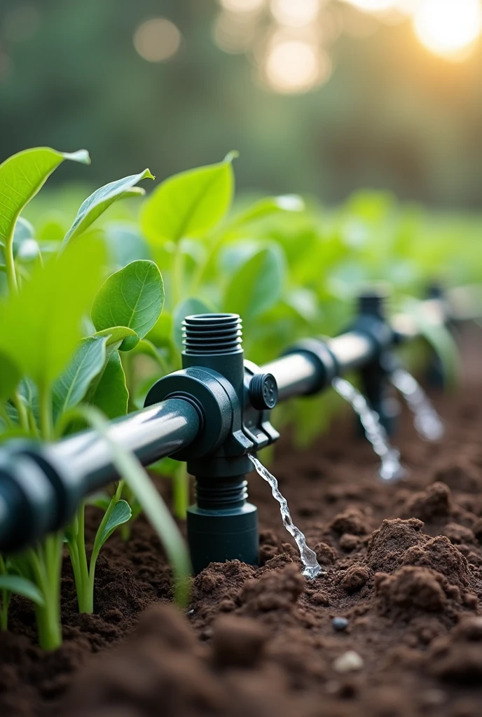A drip irrigation system