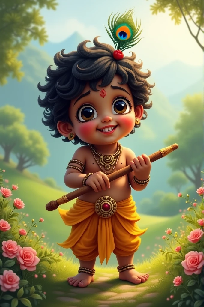 Little krishna in ??? version