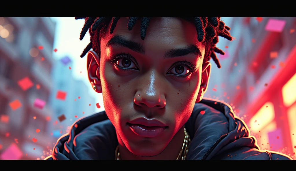 Here's a description of a potential YouTube thumbnail for a "Block Boy" music video:

_Image:_

- A close-up of the artist's face (Block Boy) with a confident, edgy expression
- Bright, bold colors and high-contrast lighting to create a striking visual
- Block Boy's image could be fragmented or pixelated, with building blocks or LEGO bricks integrated into the design

_Text:_

- The title of the song in a bold, graffiti-inspired font, such as "Build My Empire" or "Block Party"
- The artist's name "Block Boy" in a modern, clean font to balance out the design

_Style:_

- A blend of hip-hop and digital art aesthetics to reflect the music's genre and themes
- Incorporate 3D graphics or animation to give the thumbnail a dynamic
