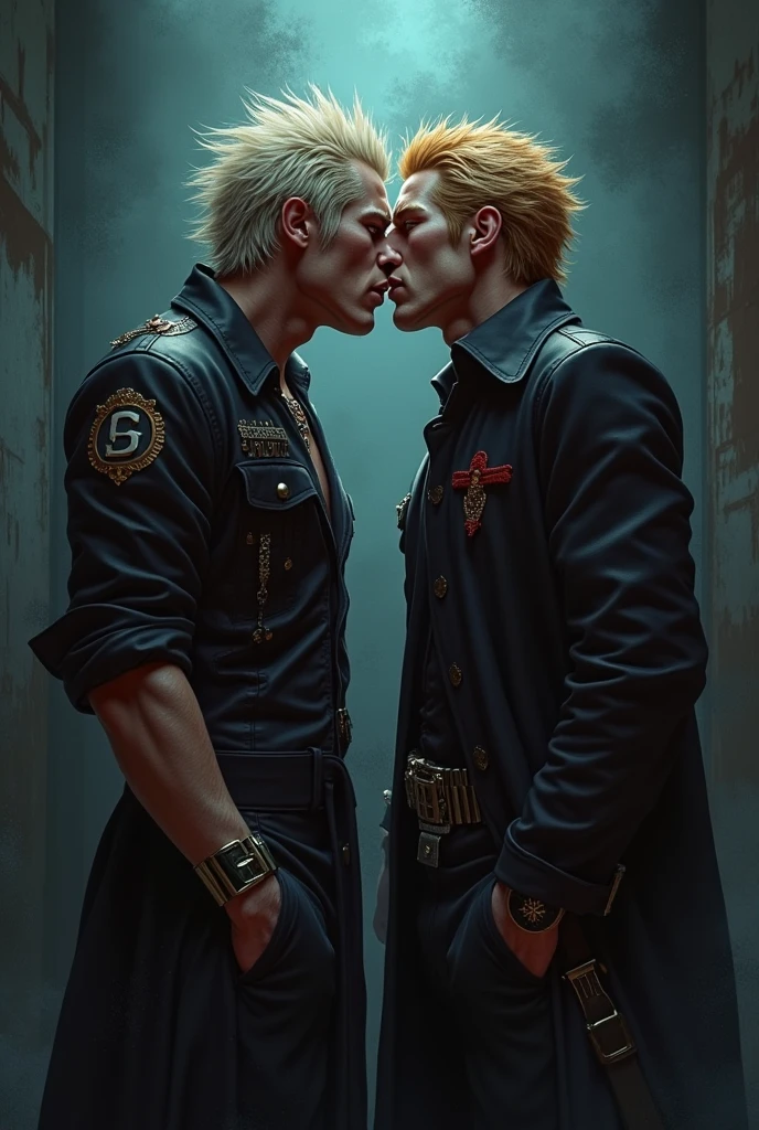 A Duff Mckagan, Gojo Satoru and Geto Suguru Kissing