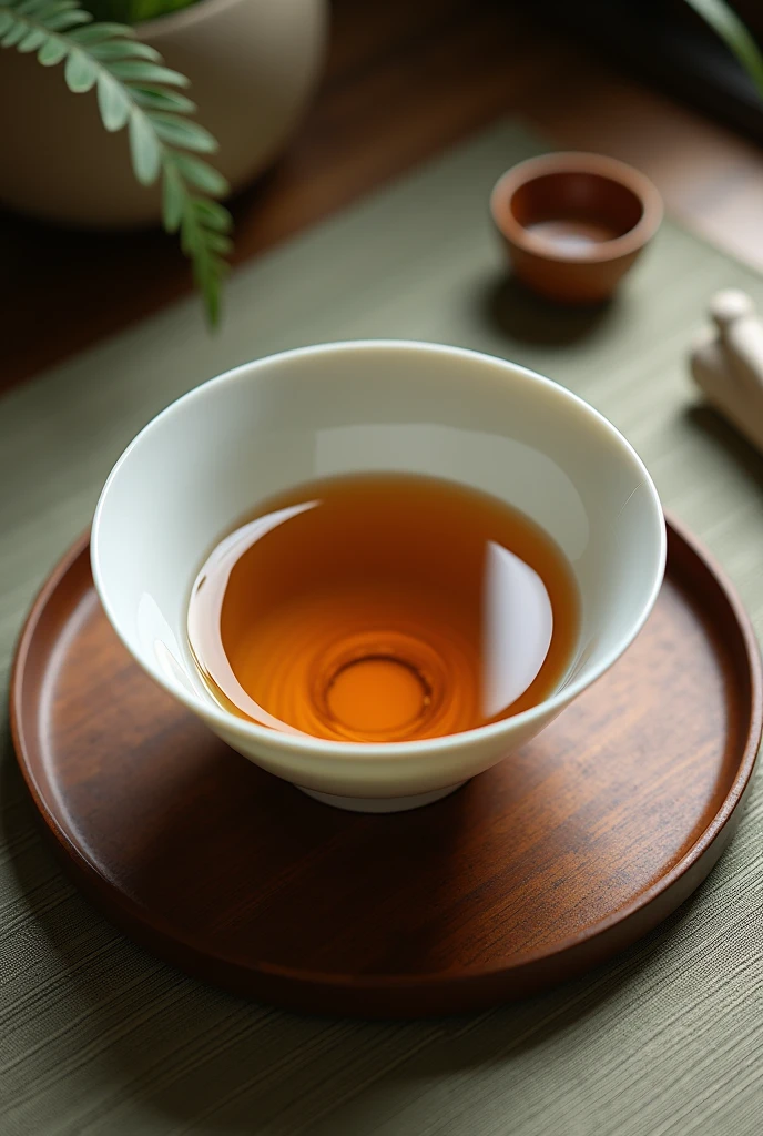Top view of a drink,Japanese Tea,
