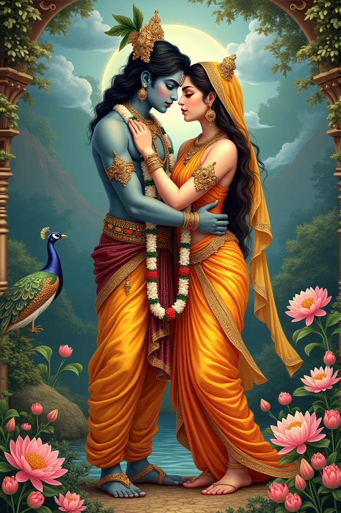 Krishna with radha