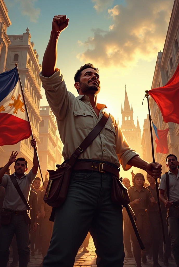 Philippine Revolution, ANDRES BONIFACIO WINNING, OLD FILIPINO MANILA