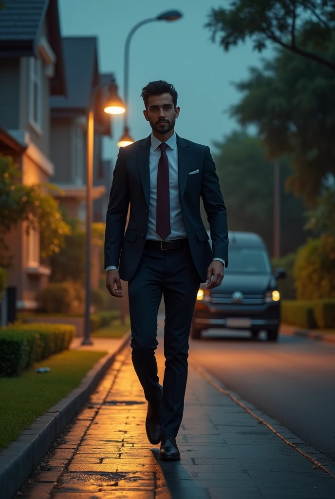 There is a handsome entrepreneur from Malaysia named Zarul.
One day he was walking home Suddenly a van stopped in front of him He ran away in panic