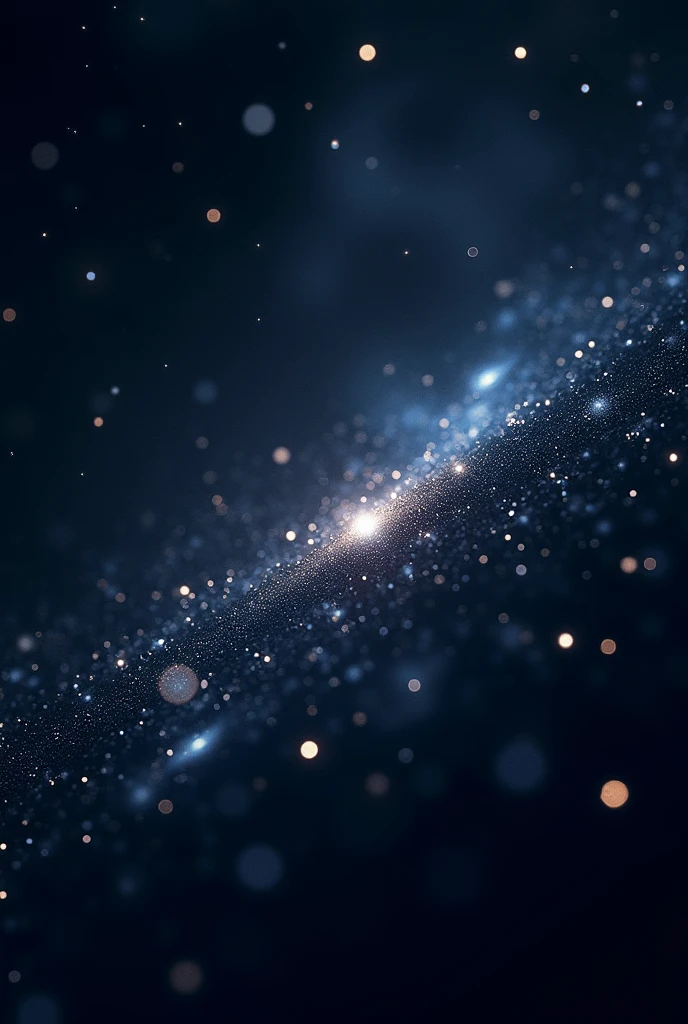 Dramatic animation of space the scene should show a vast, dark space background filled with many stars