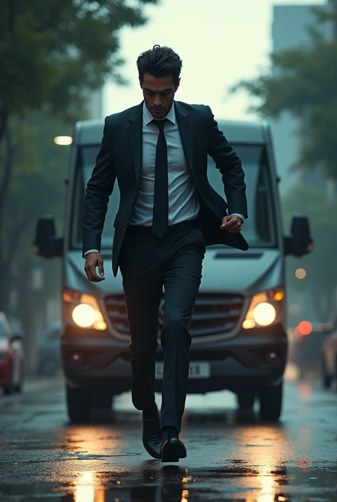 There is a handsome entrepreneur from Malaysia named Zarul.
One day he was walking home Suddenly a van stopped in front of him He ran away panicked he passed out from being hit 