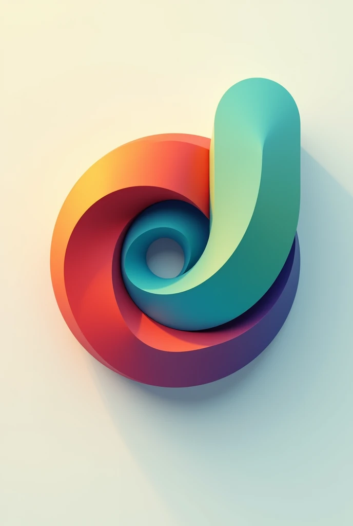 CREATE A 3D LOGO, modern and creative with warm colors, red blue and green. For DIVERSITY RADIO 