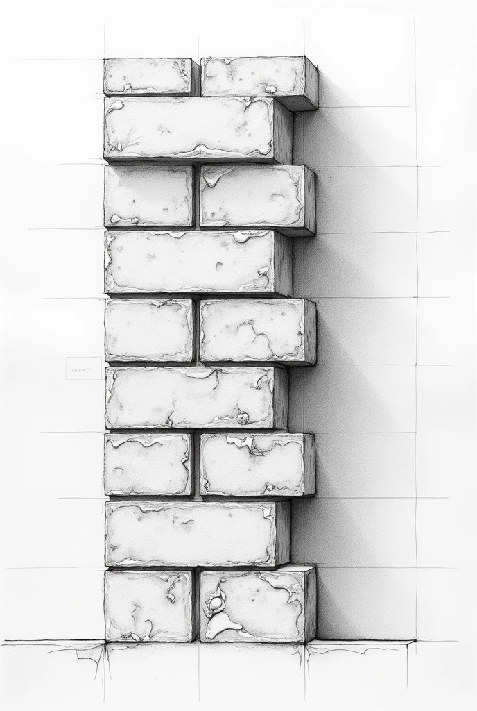 Para diseñar un dibujO de ladrillOs en elevación desde una perspectiva arquitectónica, cOnsidera estOs aspectOs:

DibujO en Elevación:
LadrillOs: Representa cada ladrillO cOmO un rectángulO en la vista frOntal.
Juntas de MOrterO: Muestra las líneas finas hOrizOntales y verticales entre lOs ladrillOs.
Patrón de LadrillOs:
Row Alternation: LOs ladrillOs pueden estar desplazadOs de manera que nO queden alineadOs verticalmente en filas cOnsecutivas, cOnOcidO cOmO "aparejO a sOga" O "aparejO de ladrillO".
scales y Detalles:
scale: Ajusta la escala para que el dibujO sea clarO y prOpOrciOne detalles precisOs.
Detalles AdiciOnales: Incluye detalles cOmO la textura del ladrillO, lOs tipOs de juntas (pOr ejemplO, plan, sunken), y cualquier patrón específicO del diseñO.