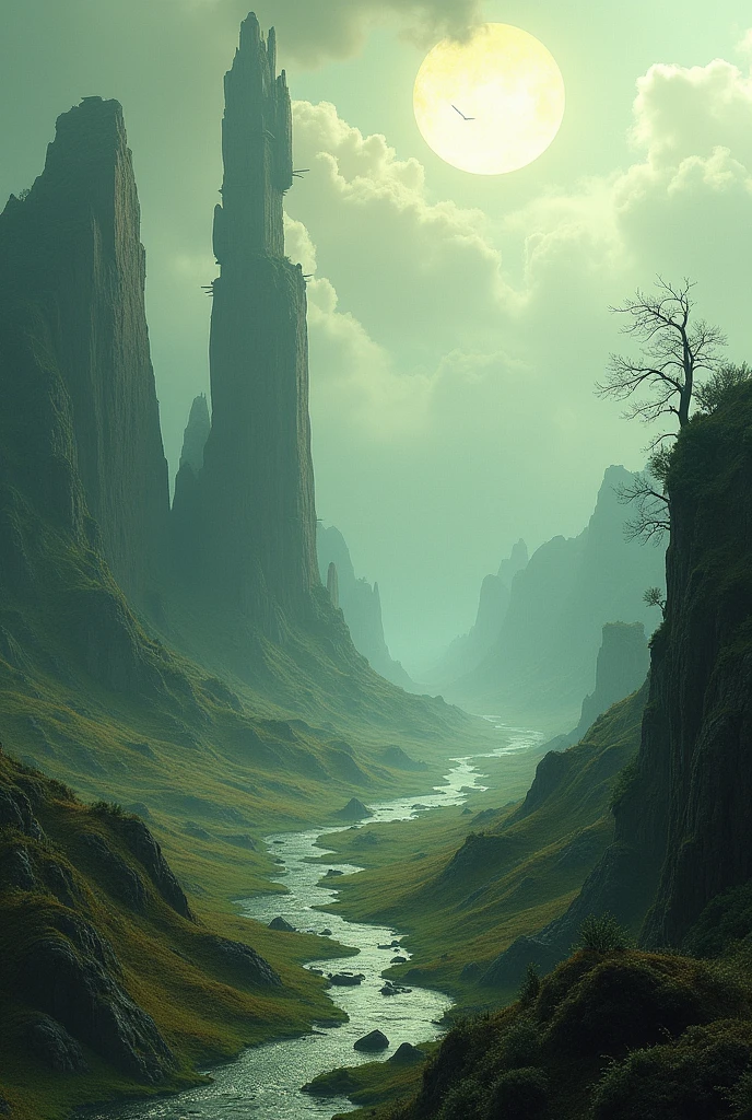 landscape image with a hidden message that is difficult to read and says “f*ll*m*”