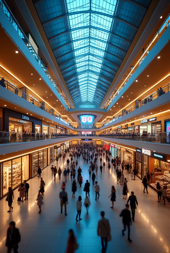 The capital city is constantly changing, but there is one shopping mall that stands out throughout all the changes. This mall is celebrating its 30th anniversary. It is a crowded mall with modern technology and a wide-angle view.
