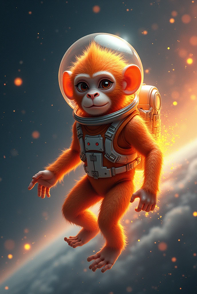 Fire Monkey Astronaut