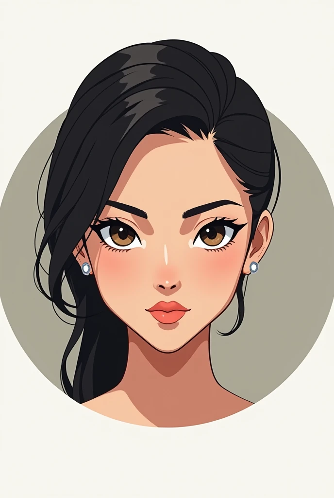 Crie um icon circular de Faye Malisorn