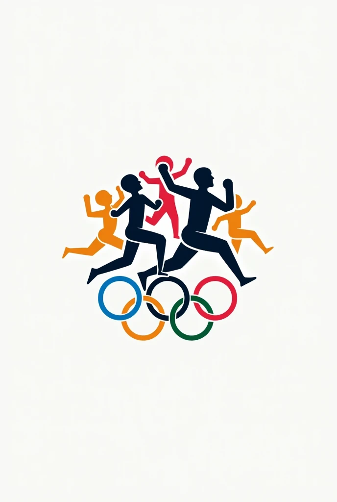 An abstract logo for school olympics