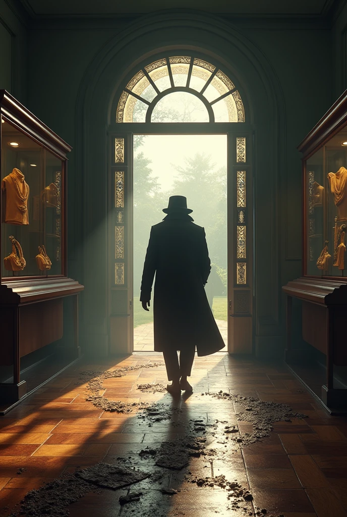 A priceless necklace was stolen from a museum. The only clue left behind was a pair of muddy footprints leading to and from a broken window. However, the detective immediately knew the thief did not exit through the window. How?Answer: The muddy footprints led both to and from the window, meaning the thief entered and exited through the door and just used the window as a distraction.
