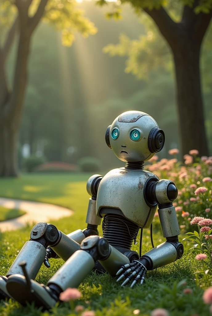 That the model of the previous generation is in a park