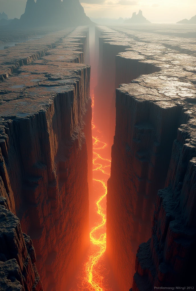 continent separating from ther