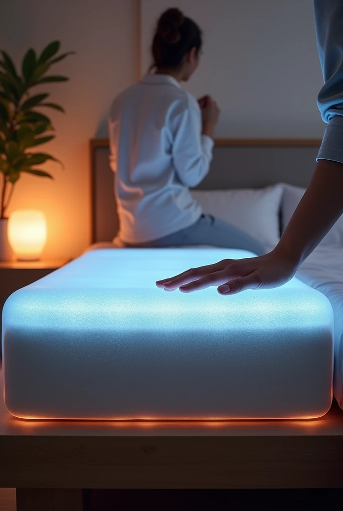 Adjust the mattress to your preferred temperature with a simple touch by a human, and experience the ultimate comfort throughout the night."