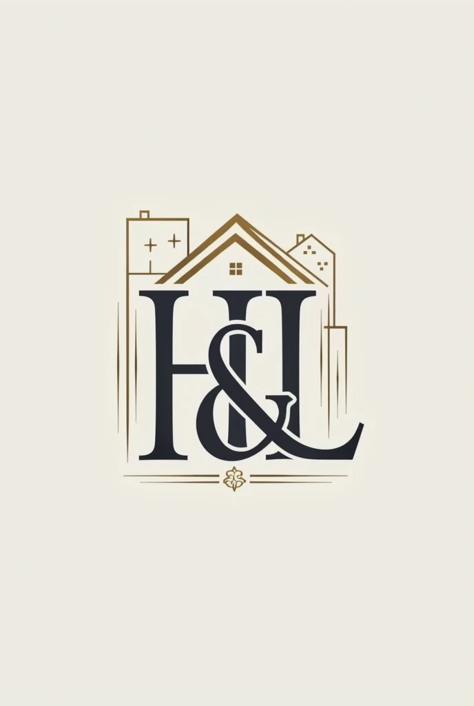 Business logo, lawyers, houses and has the letters H&L