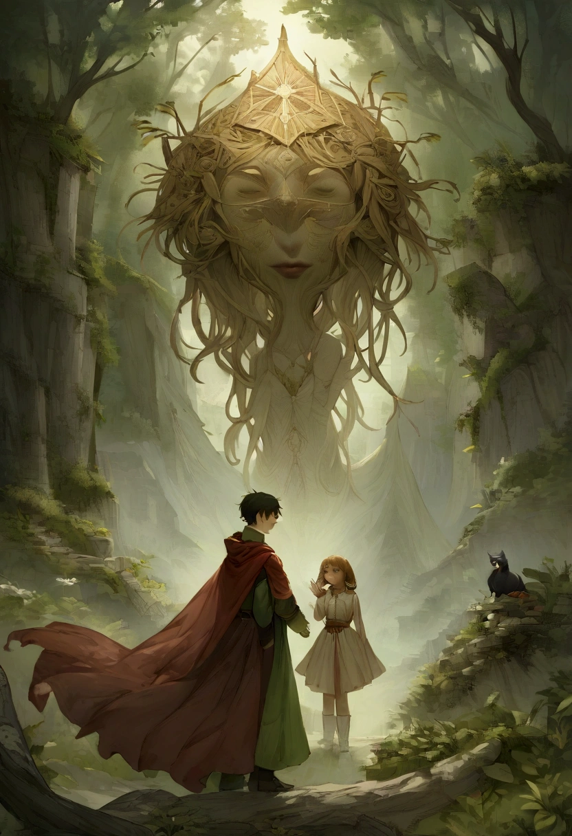 The village had an ancient legend about a treasure hidden in a cave hidden deep in the forest.. It was said that the treasure was protected by a riddle that could only be solved with intelligence and courage.. Lina and Damian, fascinated by the legend, They decided it was time to unravel the mystery..