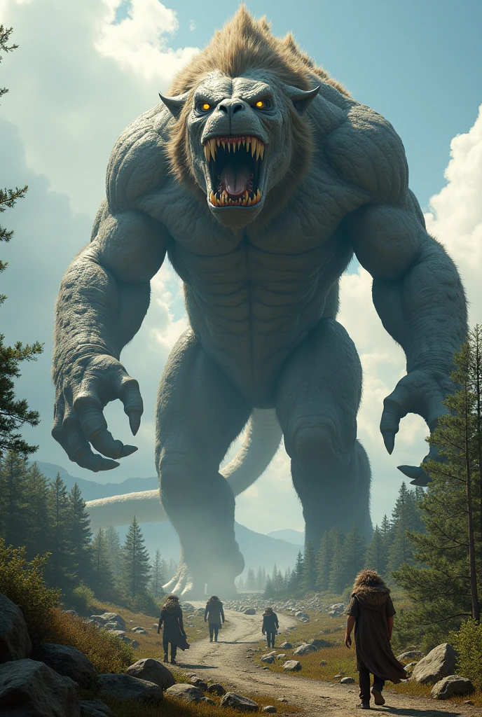 Giant animals take over the world