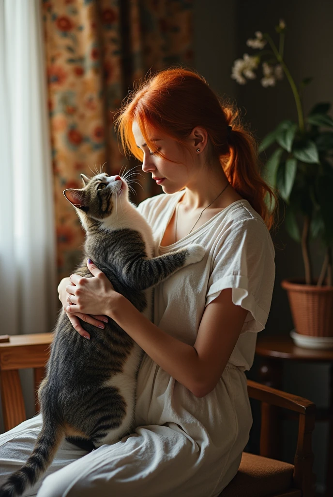 A cat fucking a girl