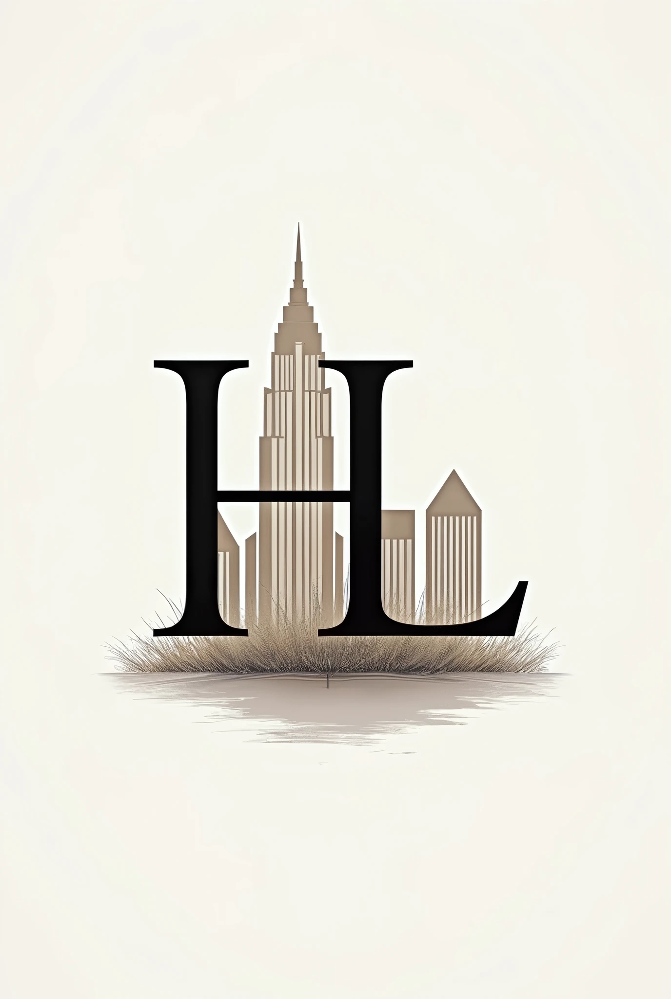 Business logo, lawyers, houses and has the letters H&L