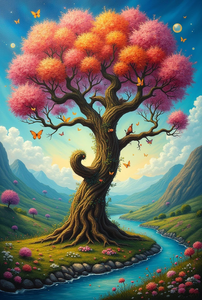 Painting tree Y and J