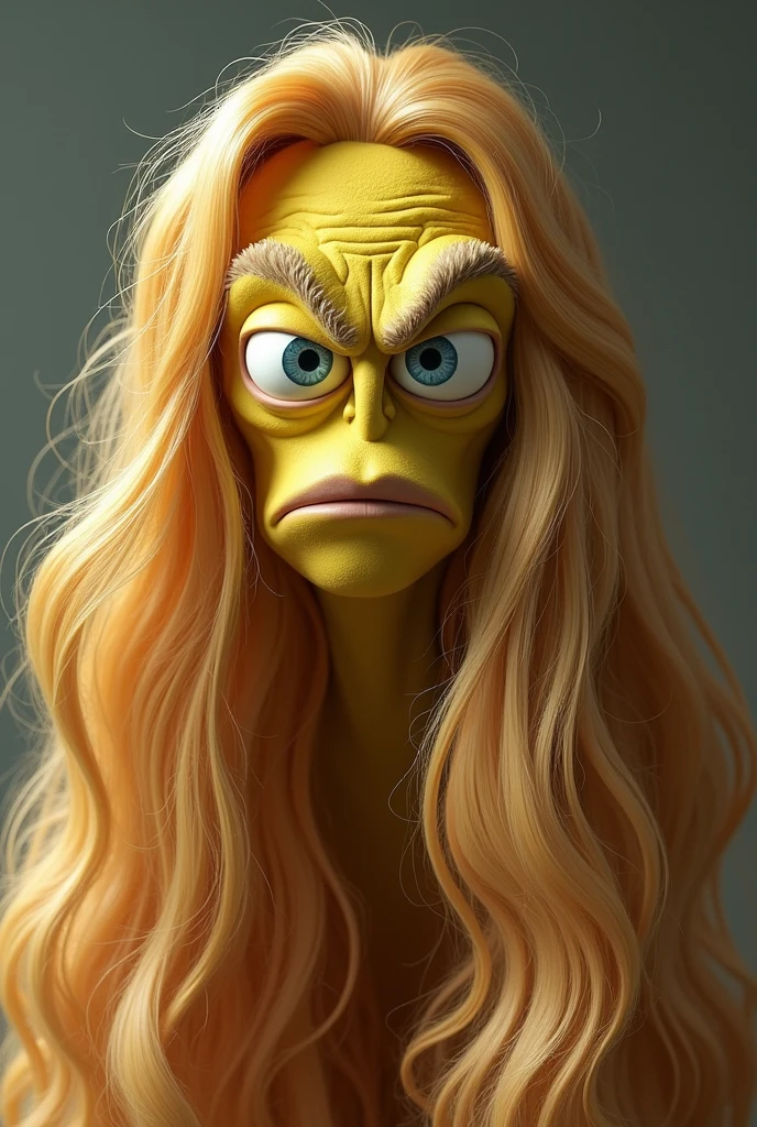 (photorealism:1.2) Calamardo combined with Rapunzel