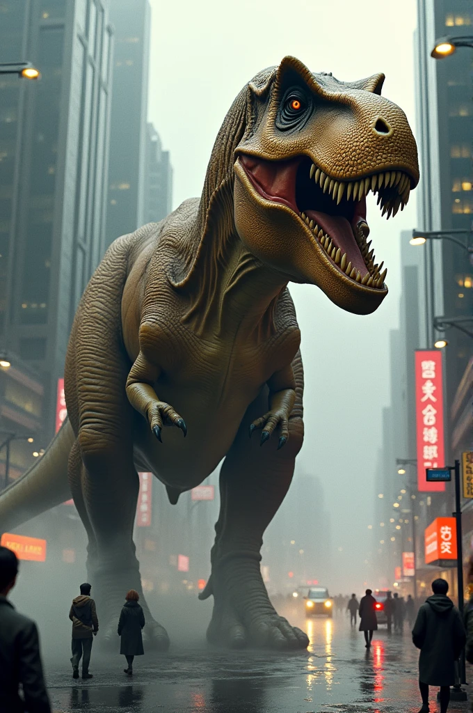 Dinosaur in the present day