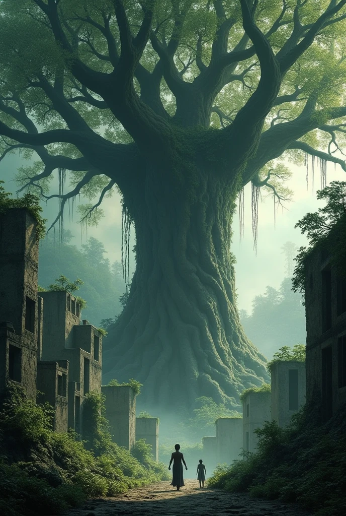 Tree domination over earth people