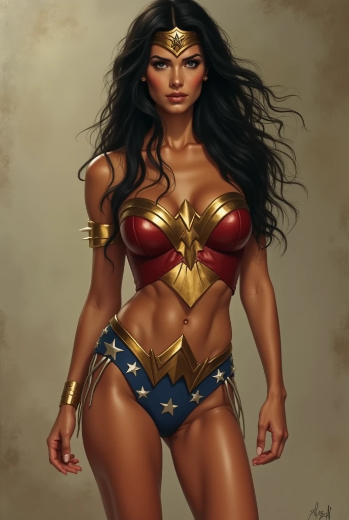 Wonder Woman naked without clothes naked