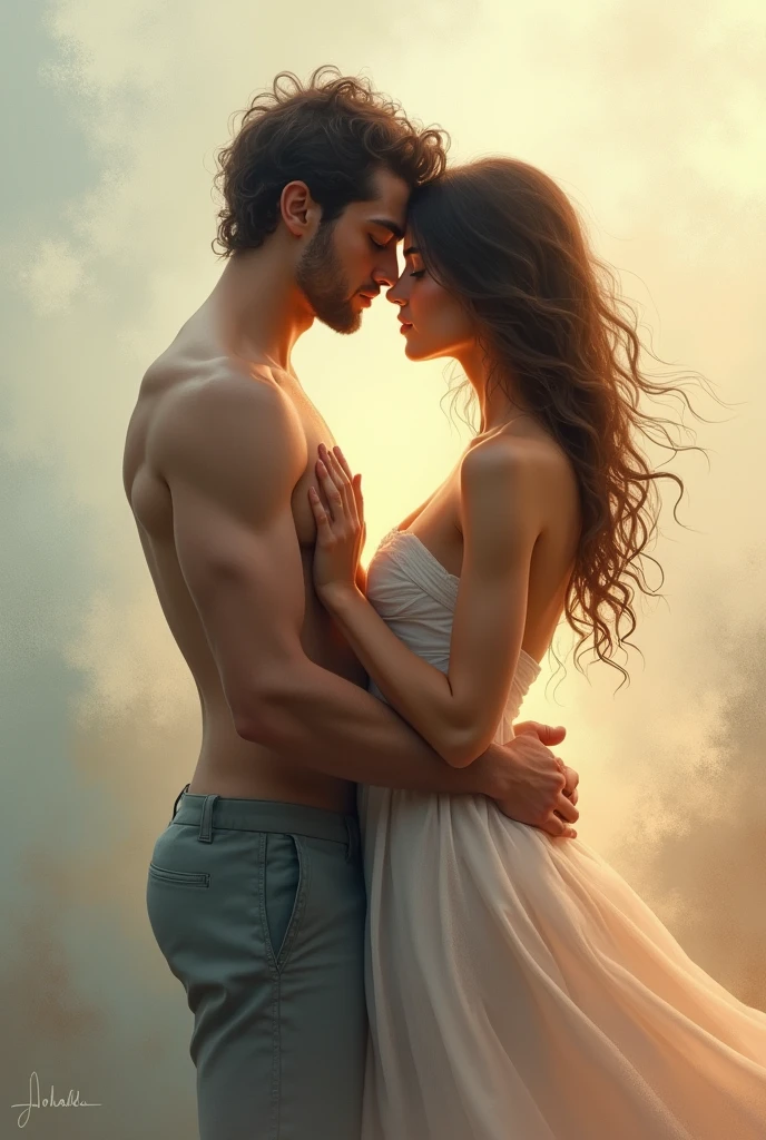 (Aesthetic kisi ke hone ka ahsaas in love
image painting